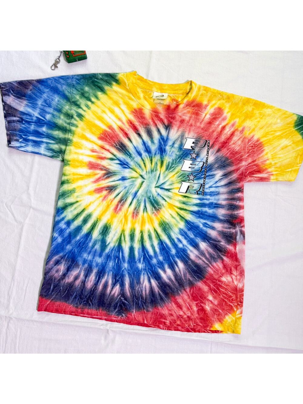 Vintage PBR Bull Riders Tie Dye T-Shirt - L